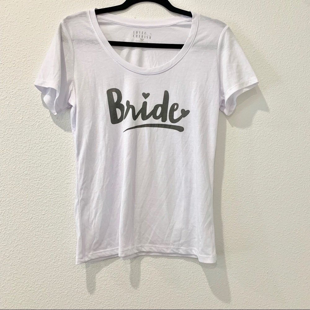 🌿Bride white t-shirt
